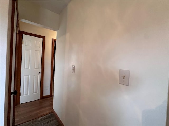 1960 E End Rd, Shippenville, PA 16254 - hallway featuring baseboards and wood finished floors