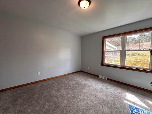 1960 E End Rd, Shippenville, PA 16254 - empty room with baseboards, carpet flooring, visible vents, and plenty of natural light