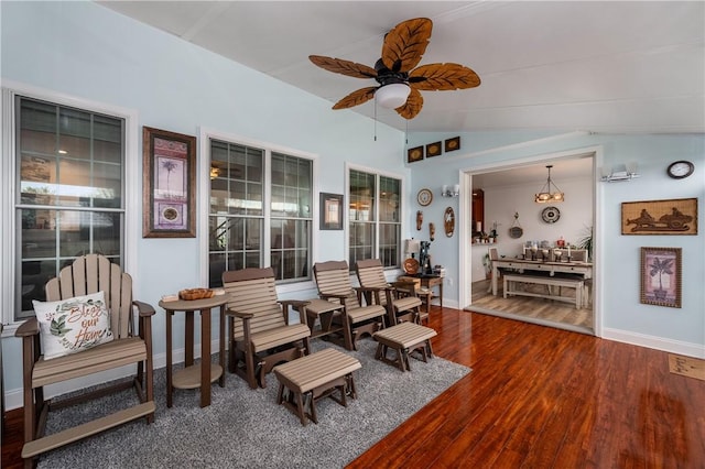 view of patio with a ceiling fan