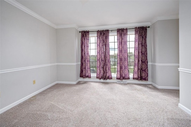 1004 Augusta Ln, Penn Twp Wml, PA 15644 - carpeted empty room with ornamental molding and baseboards