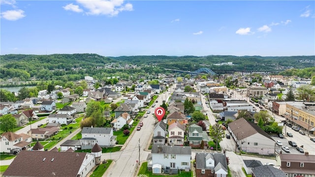 bird's eye view featuring a residential view