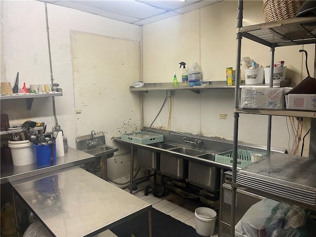557 Mckean Ave, Donora, PA 15033 - kitchen featuring tile patterned floors