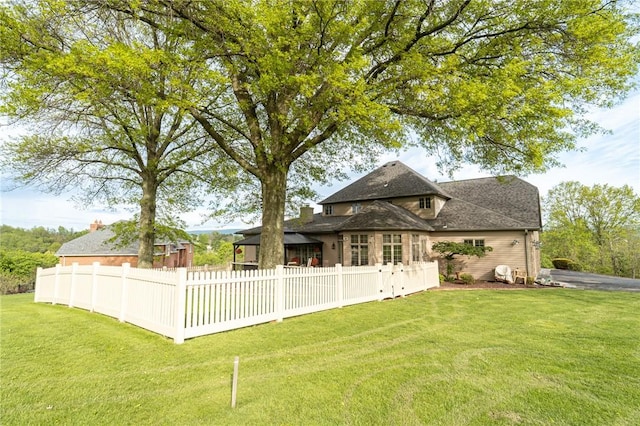 view of back of property