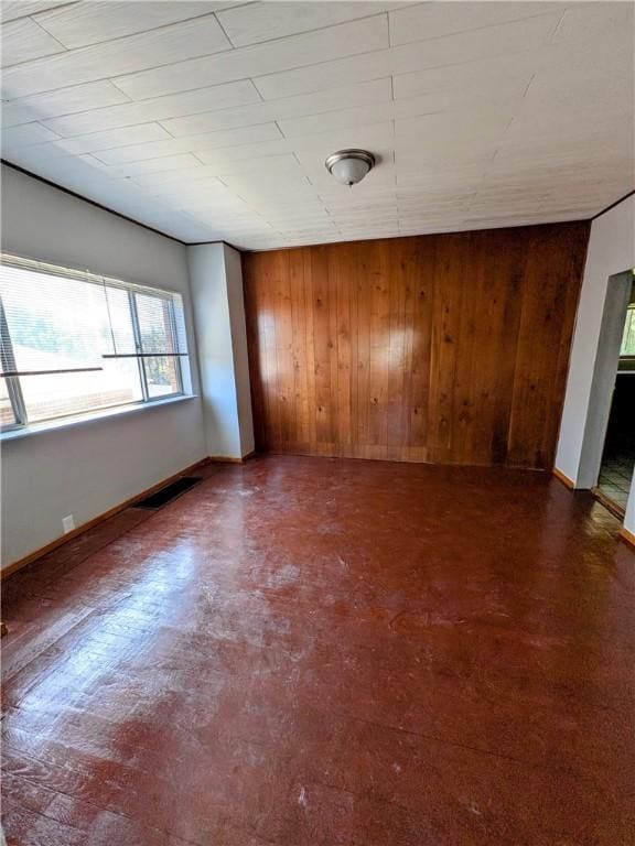 330 Quincy Ave, Mount Oliver, PA 15210 - unfurnished room featuring wooden walls and baseboards