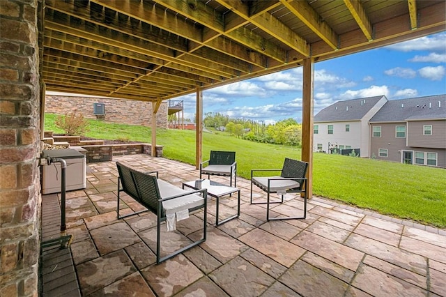 7005 Augusta Ln, Penn Twp Wml, PA 15644 - view of patio / terrace featuring a residential view