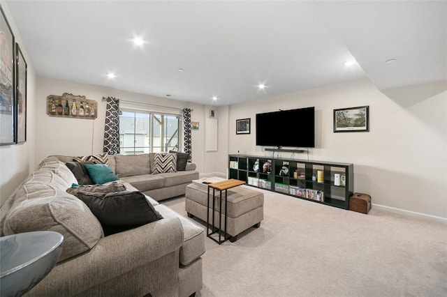 7005 Augusta Ln, Penn Twp Wml, PA 15644 - carpeted living room with recessed lighting and baseboards