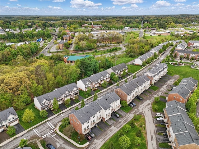 view of property location with nearby suburban area