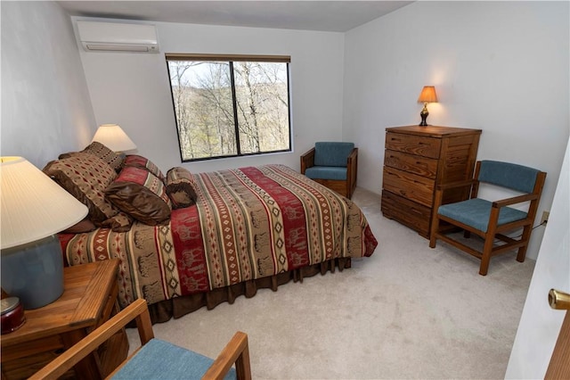 4308 Swiss Mountain Dr, Seven Springs Resort, PA 15622 - bedroom with an AC wall unit and carpet