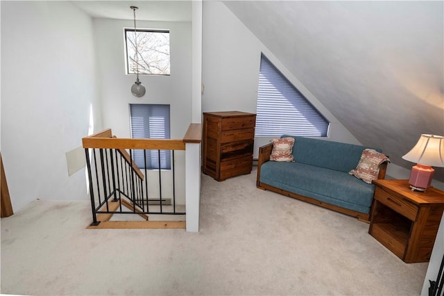4308 Swiss Mountain Dr, Seven Springs Resort, PA 15622 - living area with an upstairs landing and carpet