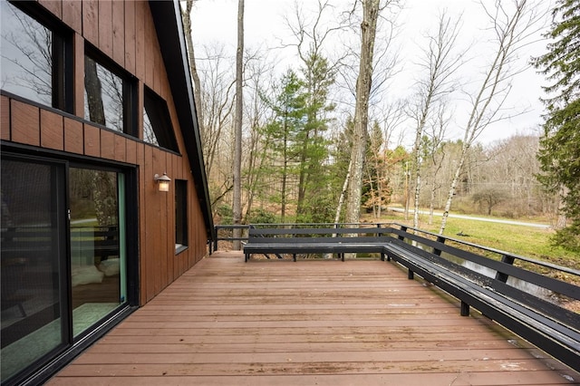 view of deck