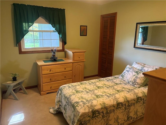 205 S Keel Ridge Rd, Hermitage, PA 16148 - bedroom featuring light colored carpet and a closet