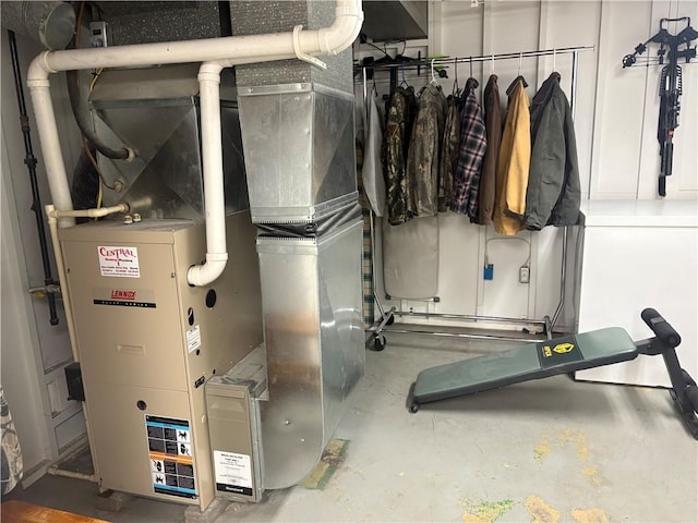 205 S Keel Ridge Rd, Hermitage, PA 16148 - utilities with heating unit