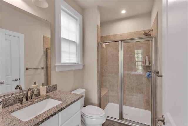 1765 Stevensan Dr, Franklin Park, PA 15143 - full bath with a shower stall, toilet, and vanity
