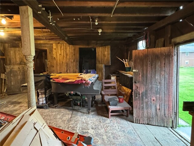 816 Main St, Brockway, PA 15824 - misc room featuring wooden walls