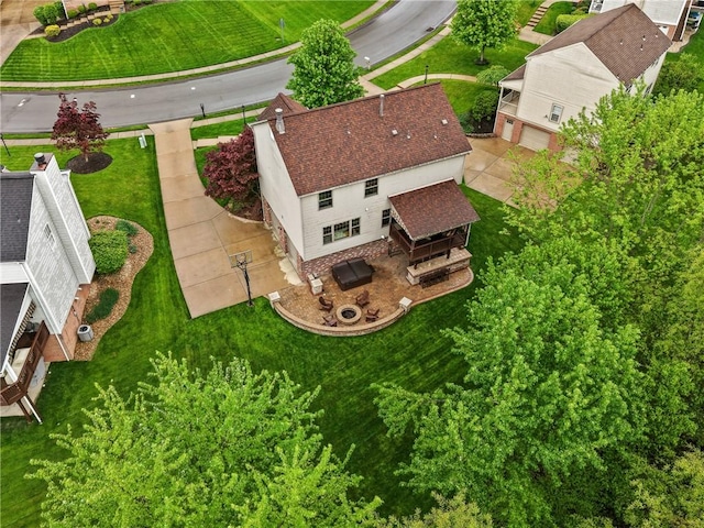 view of subject property