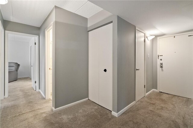 2120 Greentree Rd Unit 705E, Scott Twp Sal, PA 15220 - hallway with carpet and baseboards