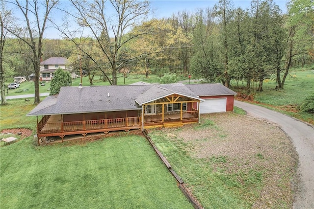 aerial view of property and surrounding area