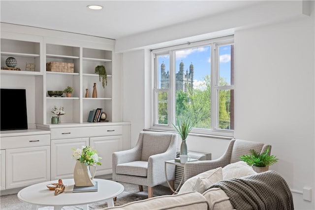 view of living area