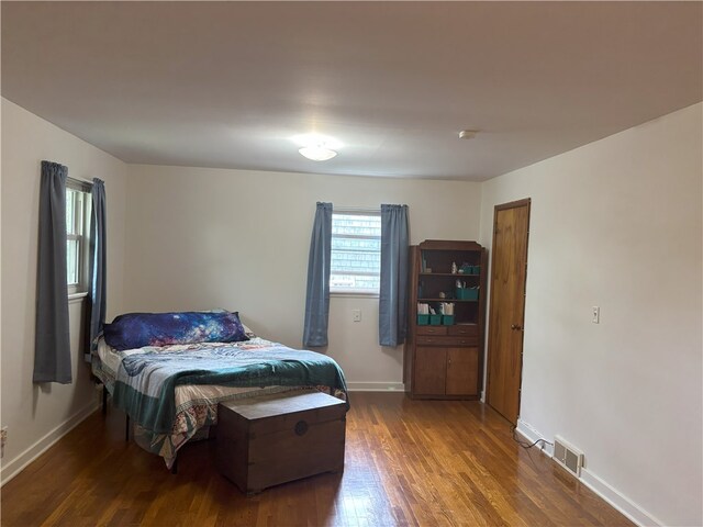 465 S 6th St, Indiana Boro Ind, PA 15701 - bedroom featuring wood finished floors and baseboards