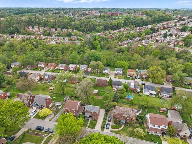 3234 Shadyway Dr, Brentwood, PA 15227 - aerial view of property and surrounding area featuring nearby suburban area
