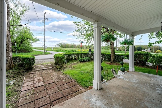 view of patio