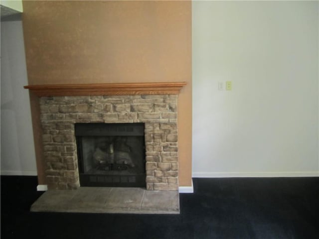 104MAPLEWOODAVE Maplewood Ave, Carmichaels/Cumblnd, PA 15320 - detailed view of baseboards and a fireplace