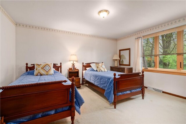 108 Crestview Dr, Evans City Boro, PA 16033 - carpeted bedroom with baseboards