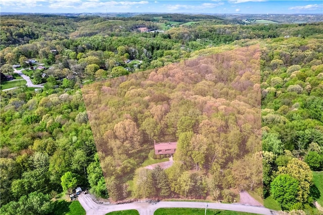 108 Crestview Dr, Evans City Boro, PA 16033 - drone / aerial view of a forest