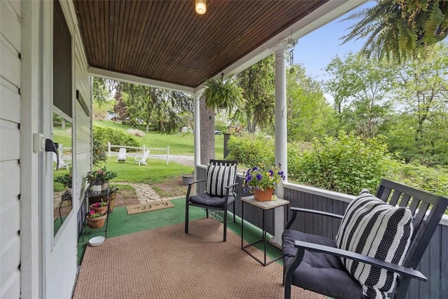 view of patio