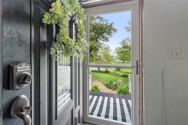 view of entryway