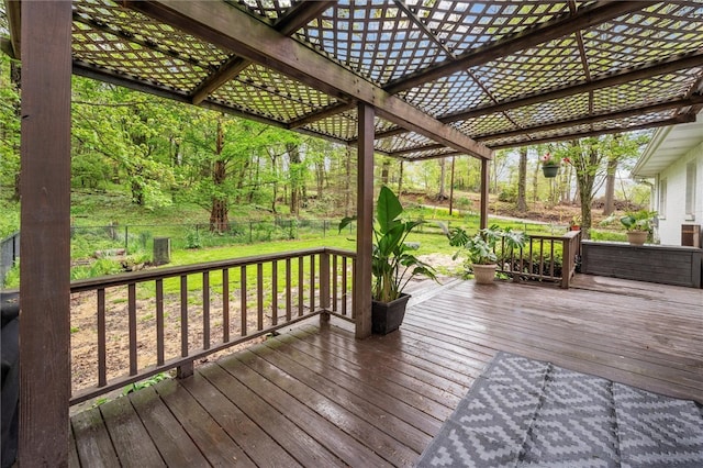 view of deck