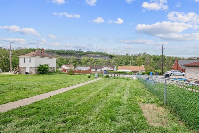 view of yard