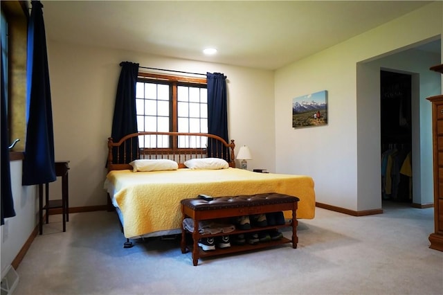 106 Arbor Trl, Slippery Rock Boro, PA 16057 - bedroom with baseboards and light colored carpet