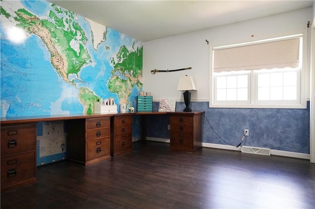 106 Arbor Trl, Slippery Rock Boro, PA 16057 - unfurnished office featuring dark wood finished floors and baseboards