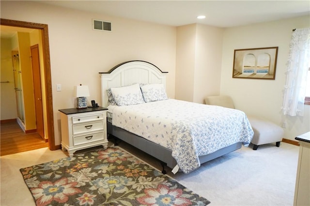 106 Arbor Trl, Slippery Rock Boro, PA 16057 - bedroom featuring baseboards, recessed lighting, and carpet floors