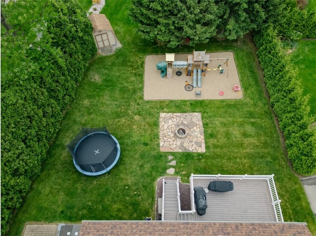 drone / aerial view