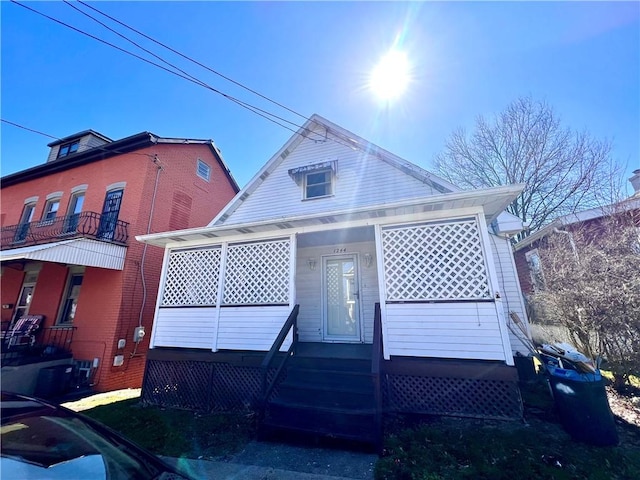 1244 Maple Ave, Monessen, PA 15062 - view of front of property with covered porch