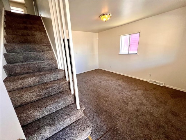1244 Maple Ave, Monessen, PA 15062 - staircase with baseboards and carpet