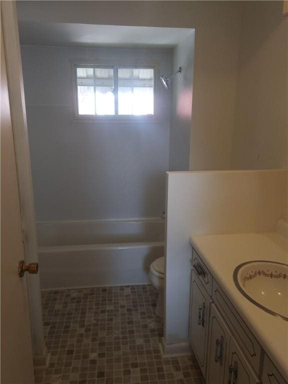 1244 Maple Ave, Monessen, PA 15062 - full bathroom with toilet, shower / bathtub combination, and vanity