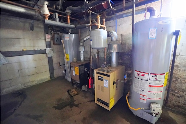 utilities featuring water heater