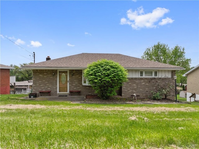 639 Scenery Dr, Elizabeth Twp/Boro, PA 15037 - view of front of property with brick siding, a chimney, and roof with shingles