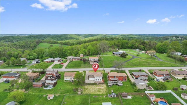 639 Scenery Dr, Elizabeth Twp/Boro, PA 15037 - aerial view of property and surrounding area with a forest and nearby suburban area