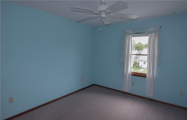 103 Hemlock Ct, Saxonburg Boro, PA 16056 - unfurnished room featuring ceiling fan, carpet flooring, and baseboards