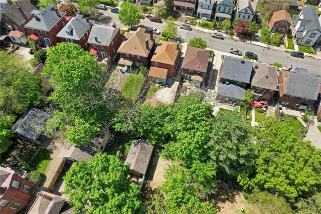 aerial overview of property's location featuring nearby suburban area
