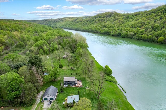 145 Robinson Pl, Perry Twp Arm, PA 16041 - aerial view of a forest and a nearby body of water