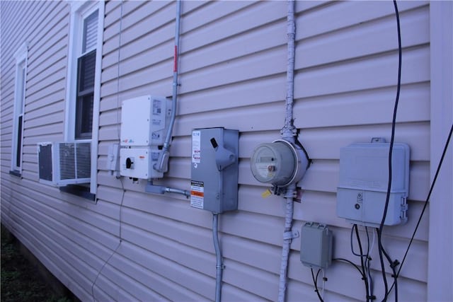 exterior view of related energy utilities and electric meter