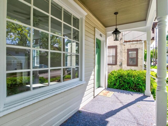 411 4th St, Darlington, PA 16115 - view of patio with covered porch