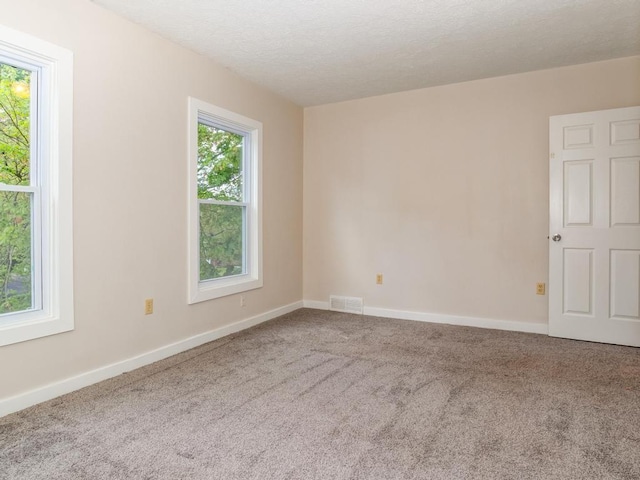 411 4th St, Darlington, PA 16115 - empty room with carpet flooring, healthy amount of natural light, a textured ceiling, and baseboards