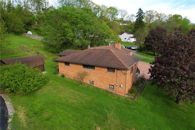 aerial view of property and surrounding area