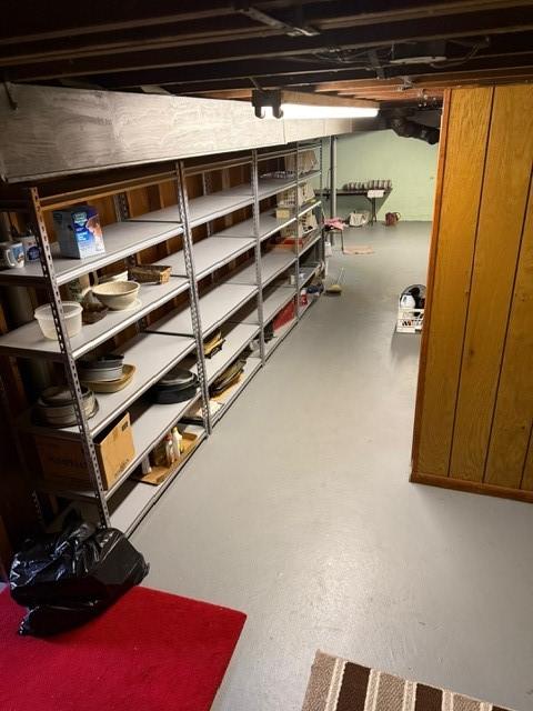 view of storage